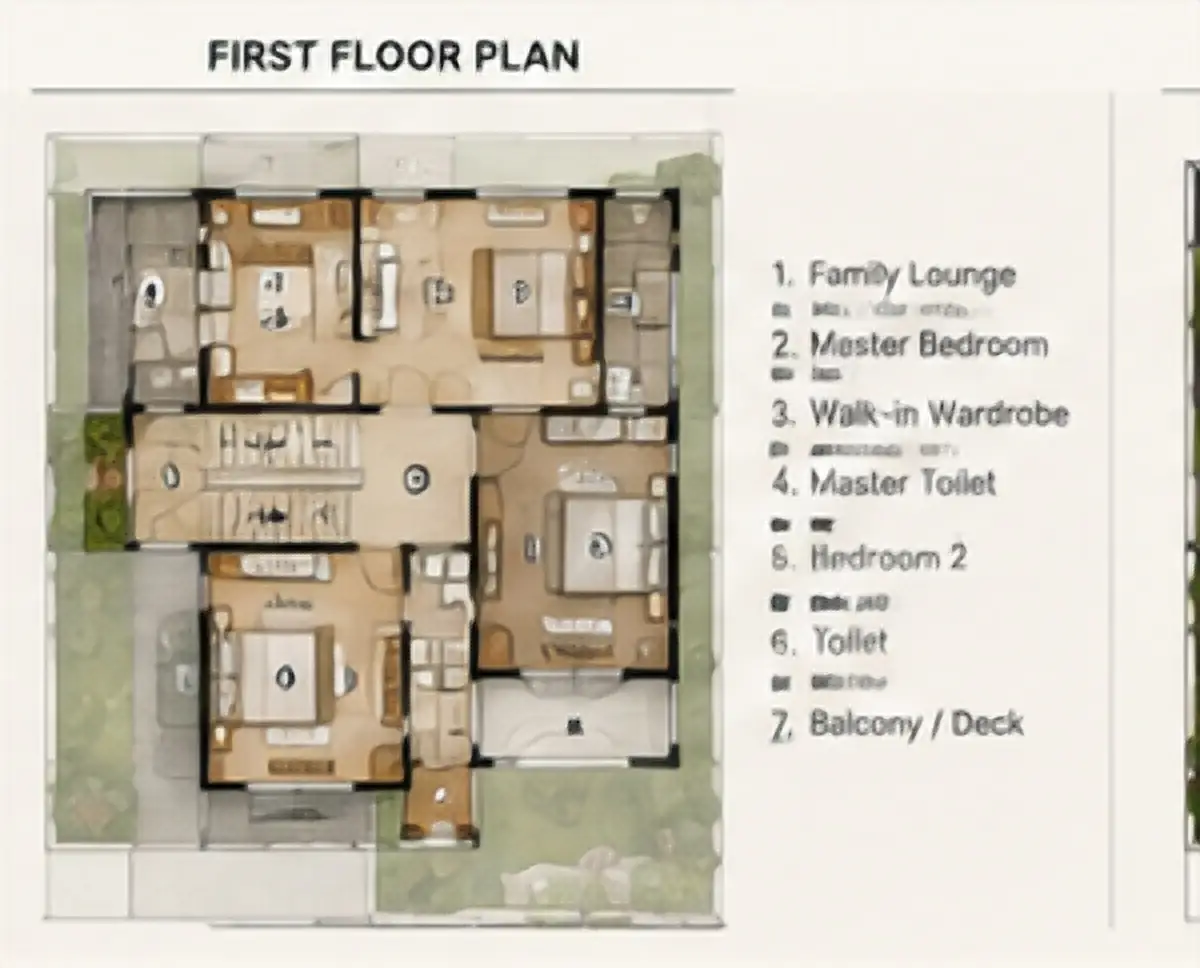 Urban Oasis First-level reference floor plan image